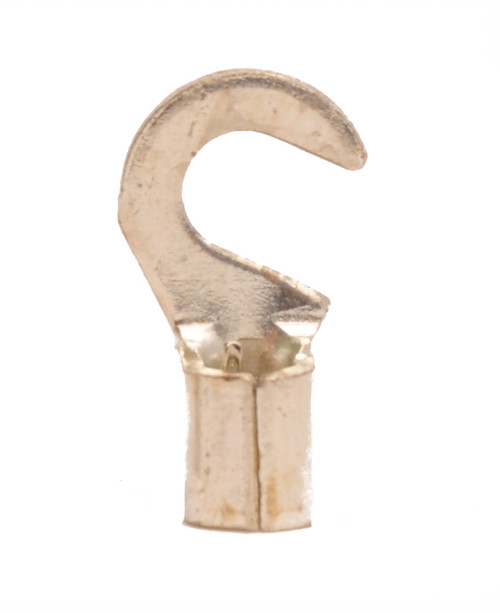 22-18 AWG Non-Insulated #8 Hook Terminal - Brazed Seam