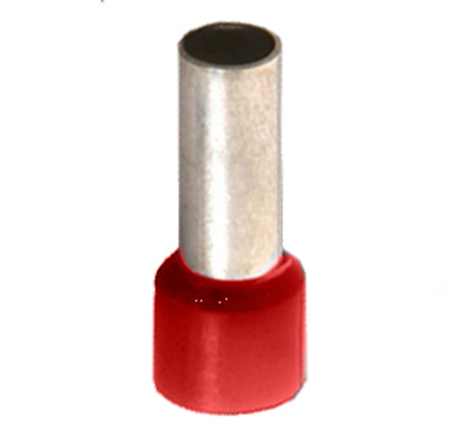 18 GA Ferrule Wire Ends Red (1,000/Bulk Pkg.)