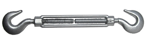 1/2" x 6" Forged Turnbuckles - Hot Dipped Galvanized - Hook/Hook (12/Pkg)