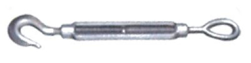 3/4" x 18" Forged Turnbuckles - Hot Dipped Galvanized - Eye/Hook (1/Pkg)