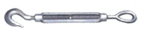 5/8" x 6" Forged Turnbuckles - Hot Dipped Galvanized - Eye/Hook (4/Pkg)