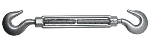 5/8" x 9" Forged Turnbuckles - Hot Dipped Galvanized - Hook/Hook (12/Pkg)