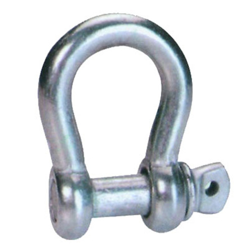 3/16" x 1/4" Screw Pin Anchor Shackles, Plain (85/Pkg)