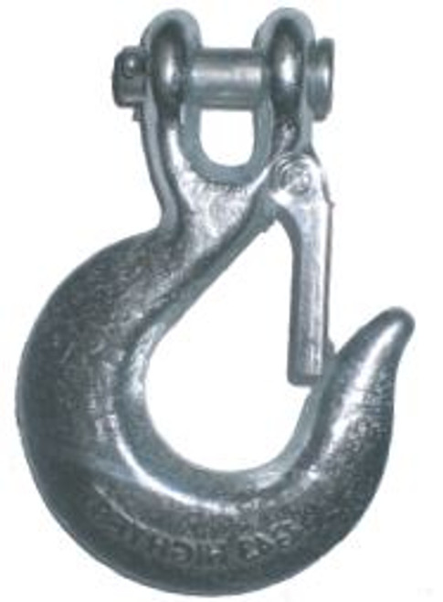 5/16" Grade 43 Clevis Slip Hook w/ Safety Latch (25/Pkg)