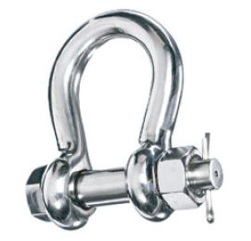 5/8" x 3/4" Safety Bolt Anchor Shackles, 304 Stainless Steel (4/Pkg)