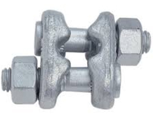 1" Forged Fist Grip Clip, Hot Dipped Galvanized (4/Pkg)