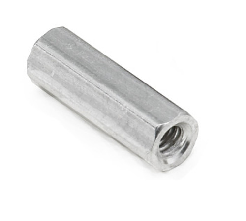 3/16" OD x 15/16" L x 4-40 Thread Aluminum Female/Female Hex Standoff, Plain (500 /Pkg.)