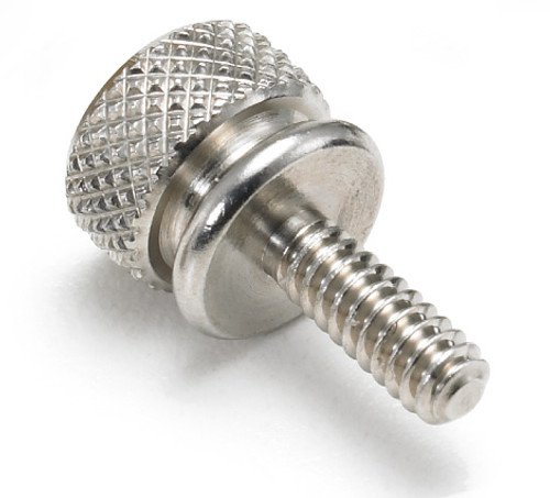 #6-32x7/16" Knurled Washer Face Thumb Screws, Stainless Steel (100/Bulk Pkg.)