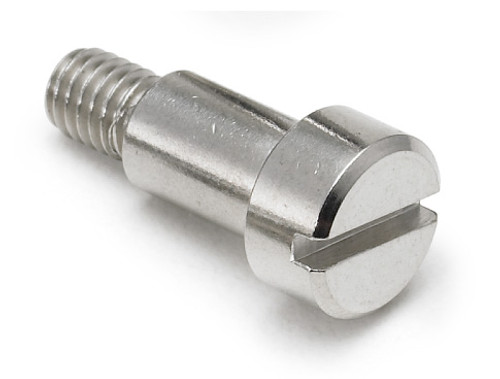 10-32 x 1/2" Slotted Shoulder Bolts (Shoulder Screws), Stainless Steel (100/Bulk Pkg.)