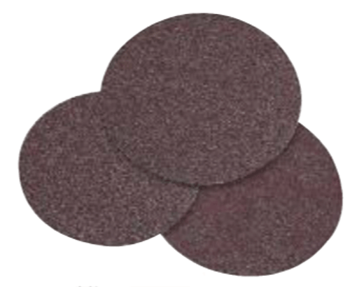 Aluminum Oxide Cloth Discs - PSA - 12" x No Dust Holes, Grit: 60, Mercer Abrasives 356060 (25/Pkg.)