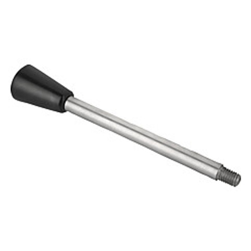 Kipp 1/4"-20 Gear Lever, Stainless Steel, Style C, 50 mm Length (Qty. 1), K0179.14A2X50