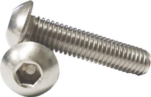 #10-24 x 1-3/4" Button Head Cap Screw Stainless Steel 304 (ASME B18.3) (500/Pkg.)
