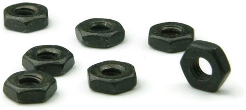 #6-32x5/16"x7/64" Hex Machine Screw Nut, Low Carbon Steel, Black Oxide (10,000/Bulk Pkg.)