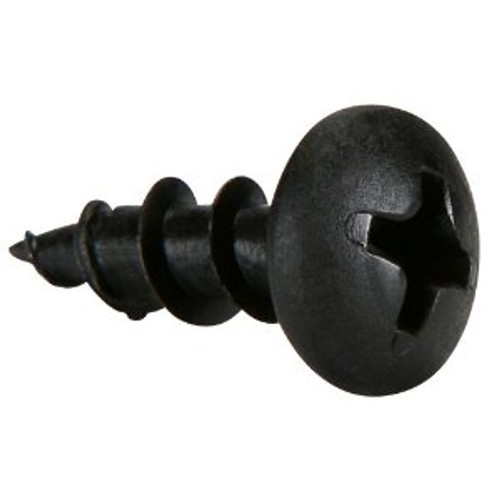 #6 x 1/2" Phillips Pan Head Wood Screw Black Oxide (24,000/Bulk Pkg.)