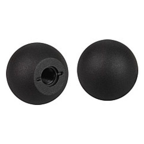 Kipp M4 Inside Diameter, 16 mm Diameter, Ball Knob DIN 319, Plastic, Style C (Qty. 1), K0158.11604