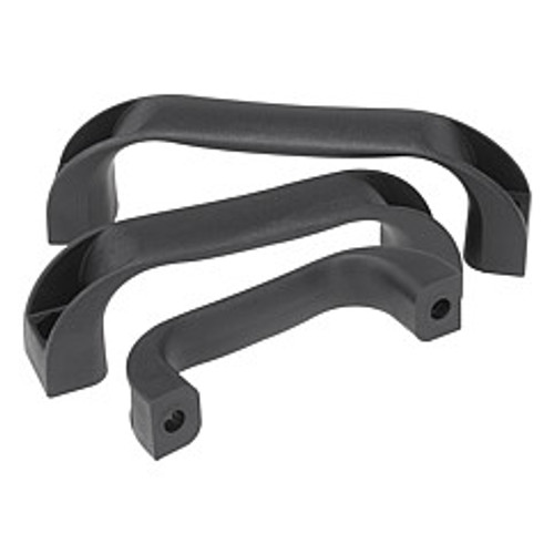 Kipp 9 mm x 179 mm Thermoplastic PA Pull Handle, Front and Rear Mount (Qty. 1), K0190.117908