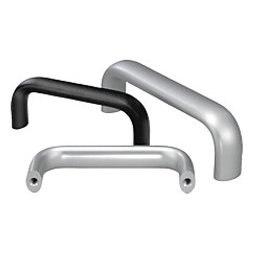 Kipp M8 x 350 mm Heavy-Duty Pull Handle, Oval Profile, Natural Color Anodized (Qty. 1), K0204.35003
