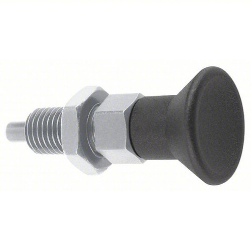 Kipp 5/8"-11 Indexing Plunger with Pull Knob, Stainless Steel, Extended Locking Pin Not Hardened - Style B (Qty. 1), K0630.212308A6