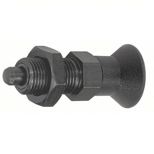 Kipp 3/8"-24 Indexing Plunger with Pull Knob, Steel, Extended Locking Pin Hardened - Style B (1/Pkg.), K0630.22105AL