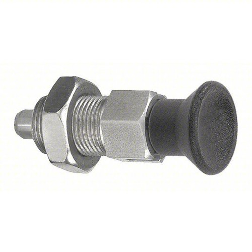 Kipp M16x1.5 Indexing Plunger with Pull Knob, Stainless Steel, Locking Pin Not Hardened - Style D (1/Pkg.), K0338.14308