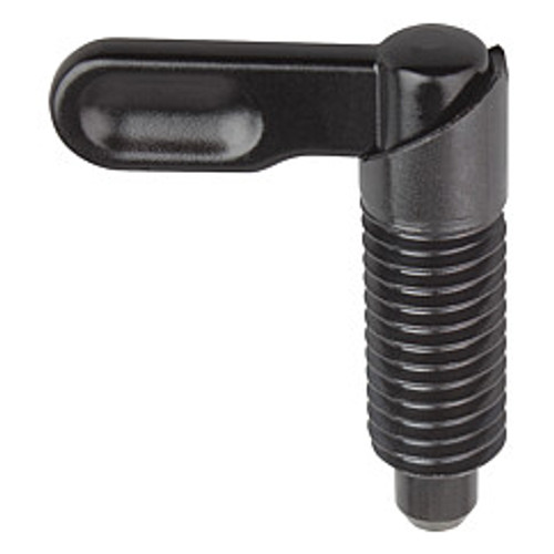 Kipp 3/8"-16 Cam Action Indexing Plunger, 5 mm (D), Steel, Style C (Qty. 1), K0348.0605A4