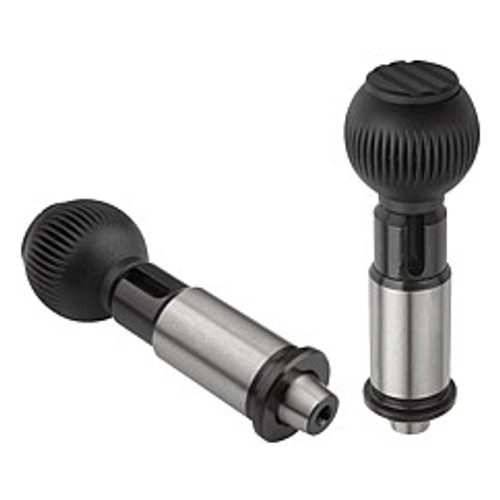 Kipp 12 mm (D) Precision Indexing Plunger w/ Tapered Support, Type A - Standard (Qty. 1), K0359.012