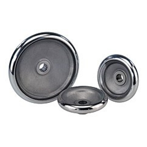 Kipp 250 mm x .750" ID Disc Handwheel without Handle, Aluminum DIN 950 (Qty. 1), K0163.0250XCR Kipp 250 mm x .750" ID Disc Handwheel without Handle, Aluminum DIN 950 (Qty. 1), K0163.0250XCR