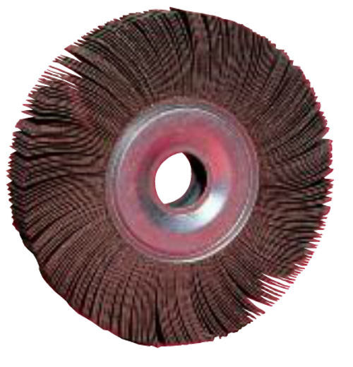 Flap Wheels - Center Hole - 4" x 1" x 5/8", Grit: 80, Mercer Abrasives 367080 (Qty. 1)