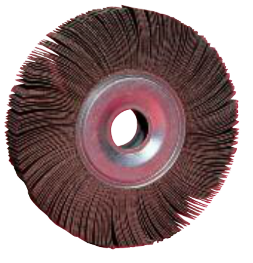 Flap Wheels - Center Hole - 6" x 2" x 1", Grit: 80, Mercer Abrasives 370080 (Qty. 1)