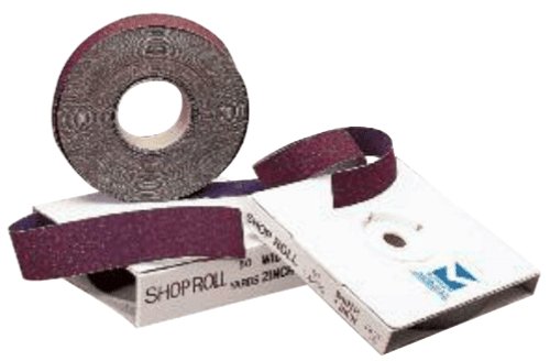 Shop Rolls - Aluminum Oxide - 1" x 50 YD, Grit: 400, Mercer Abrasives 380400 (Qty. 1)