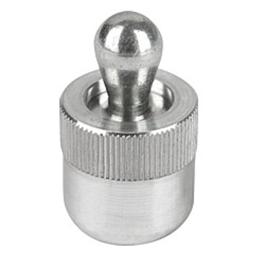 Kipp 7/16"x6x75N Lateral Spring Plunger without Seal, Steel Pressure Pin and Spring (Qty. 1), K0368.21066CU