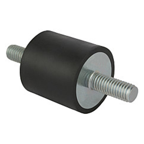 Kipp M8 x 30mm (D) x 86mm (OAL) Rubber-Metal Buffers, Galvanized Steel, Style A (1/Pkg.), K0566.03004055