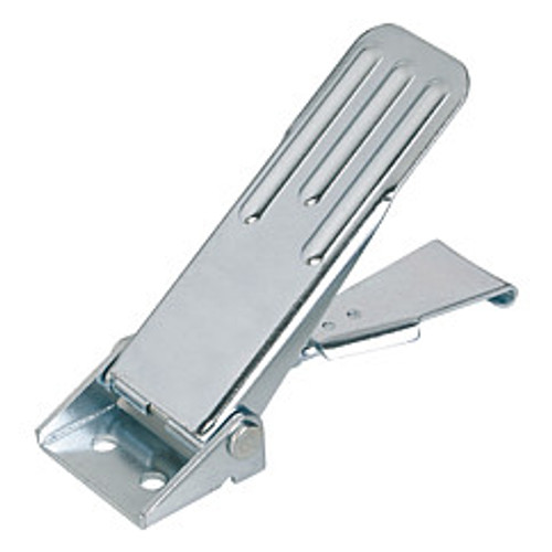 Kipp Adjustable Latch, Screw-on Holes Visible, Grooved Top, Stainless Steel, Style A - Standard (Qty. 1), K0048.1631392