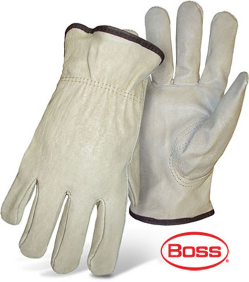 BOSS Grain Leather Driver Glove, Thermal Lined