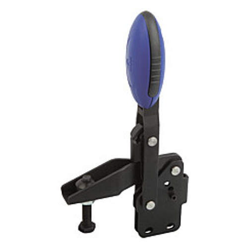 Kipp M8x45 Verticle Toggle Clamp with Straight Foot and Adjustable Clamping Spindle (Qty. 1), K0663.008001