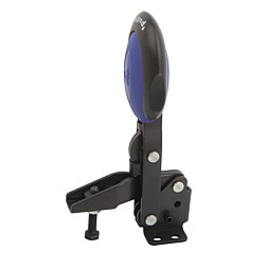 Kipp M8x45 Verticle Toggle Clamp with Safety Interlock, Flat Foot and Adjustable Clamping Spindle (Qty. 1), K0662.008101