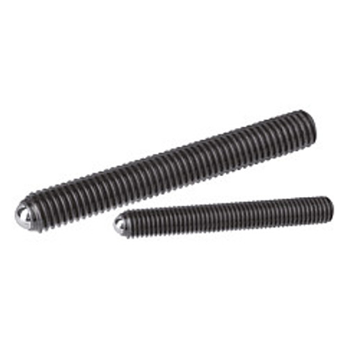 Kipp M6 x 50.8 mm Ball Pressure Screw without Head, Full Ball (1/Pkg.), K0383.10650