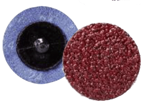 Quick Change Discs - Aluminum Oxide - 2" Type R, Grit: 36, Mercer Abrasives 390203 (50/Pkg.)