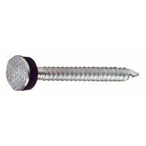 2" NEO Roofing Nails, 10 Gauge, Electrogalvanized, Diamond Point, Ring Shank, (1 lb Box/12 Boxes), Grip Rite #2EGNEO1
