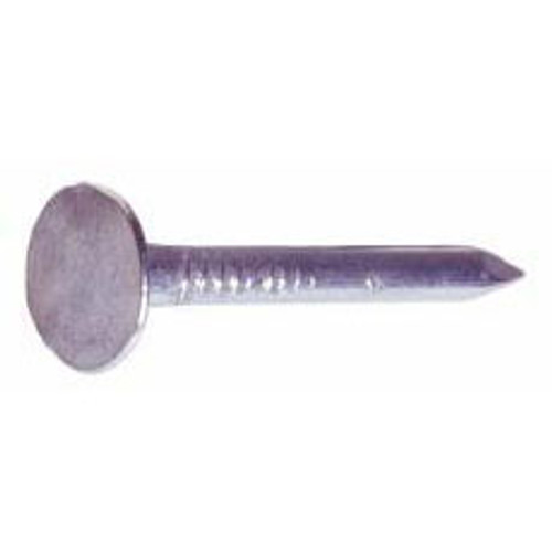 3/4" Roofing Nails, 11 Gauge, Electrogalvanized, Diamond Point,  Smooth Shank, (1 lb Pack/12 Packs), Grip Rite #34EGRFG1