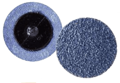 Quick Change Discs - Zirconia - 2" Type R, Grit: 80, Mercer Abrasives 393208 (50/Pkg.)