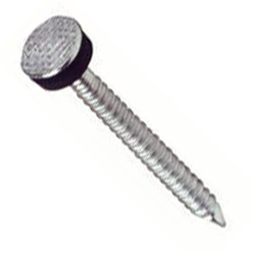 1-3/4" NEO Roofing Nails, 10 Gauge, Electrogalvanized, Diamond Point, Ring Shank, (1 lb Box/12 Boxes), Grip Rite #134EGNEO1