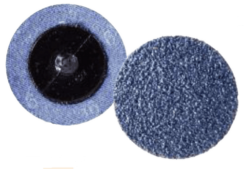 Quick Change Discs - Zirconia - 3" Type R, Grit: 36, Mercer Abrasives 393303 (25/Pkg.)