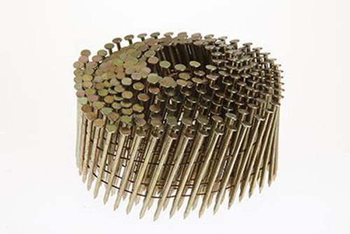 Grip Rite 2" x .090", 15 Degree Wire Weld, Round Head Coil Nails, 316 Stainless Steel, Ring Shank, (1,800/Carton), #MAXC62821