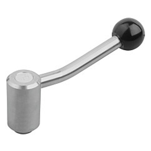 Kipp M16 Adjustable Tension Lever, Internal Thread, Stainless Steel, 20 Degrees, Size 4 (Qty. 1), K0109.4161