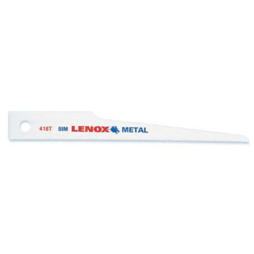 Lenox Bi-Metal Air Jig Saw Blades, 4" x 1/2" x .025", 18-TPI #20423B418T (25/Pkg.)