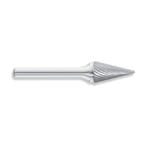 SM-1 Solid Carbide Burrs, Pointed Cone Shape, Single Cut