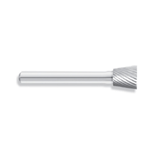 SN-3 Solid Carbide Burrs, Inverted Cone Shape, Single Cut