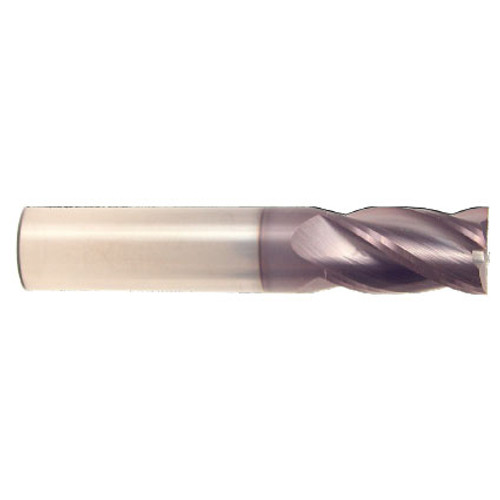 3/16" Dia x 2" OAL x 5/32" Cut Diameter, 2 Flute Solid Carbide End Mills, Single End Square, AlTiN - HTC Hard Coat (Qty. 1)