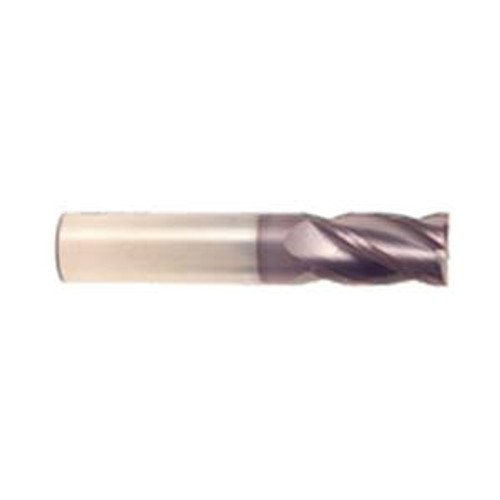 5/16" Dia x 2-1/2" OAL x 5/16" Cut Diameter, 3 Flute Solid Carbide End Mills, Single End Square, AlTiN - HTC Hard Coat (Qty. 1)